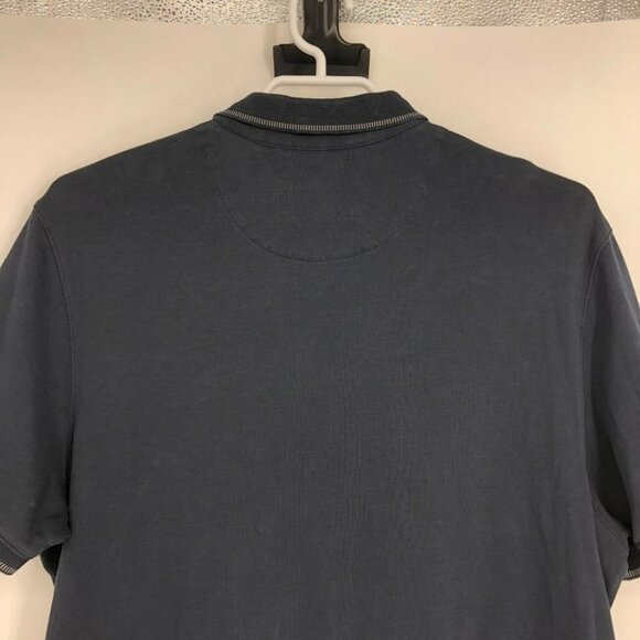 Ted Baker Men's Navy Tortilla Slim Fit Tipped Pocket Polo size ~M - Picture 9 of 15